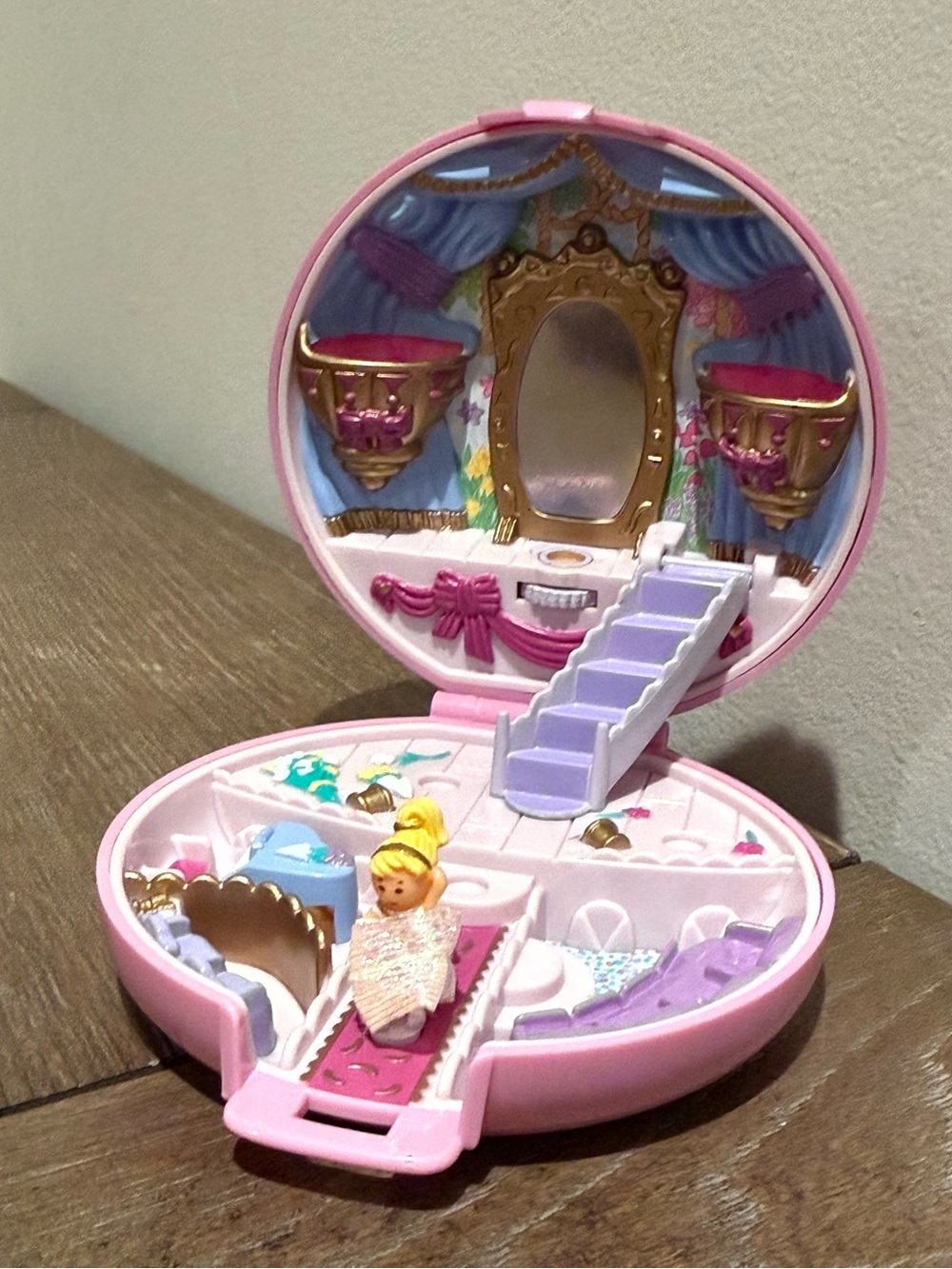 Vintage 1993 Polly Pocket Ballerina Grand Ballet Bluebird Complete w/ Tutu Skirt